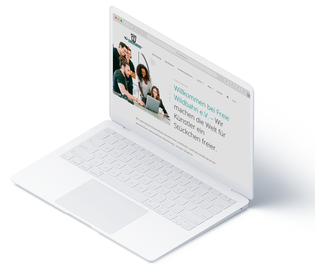 Mockup Laptop Beitragsrechner