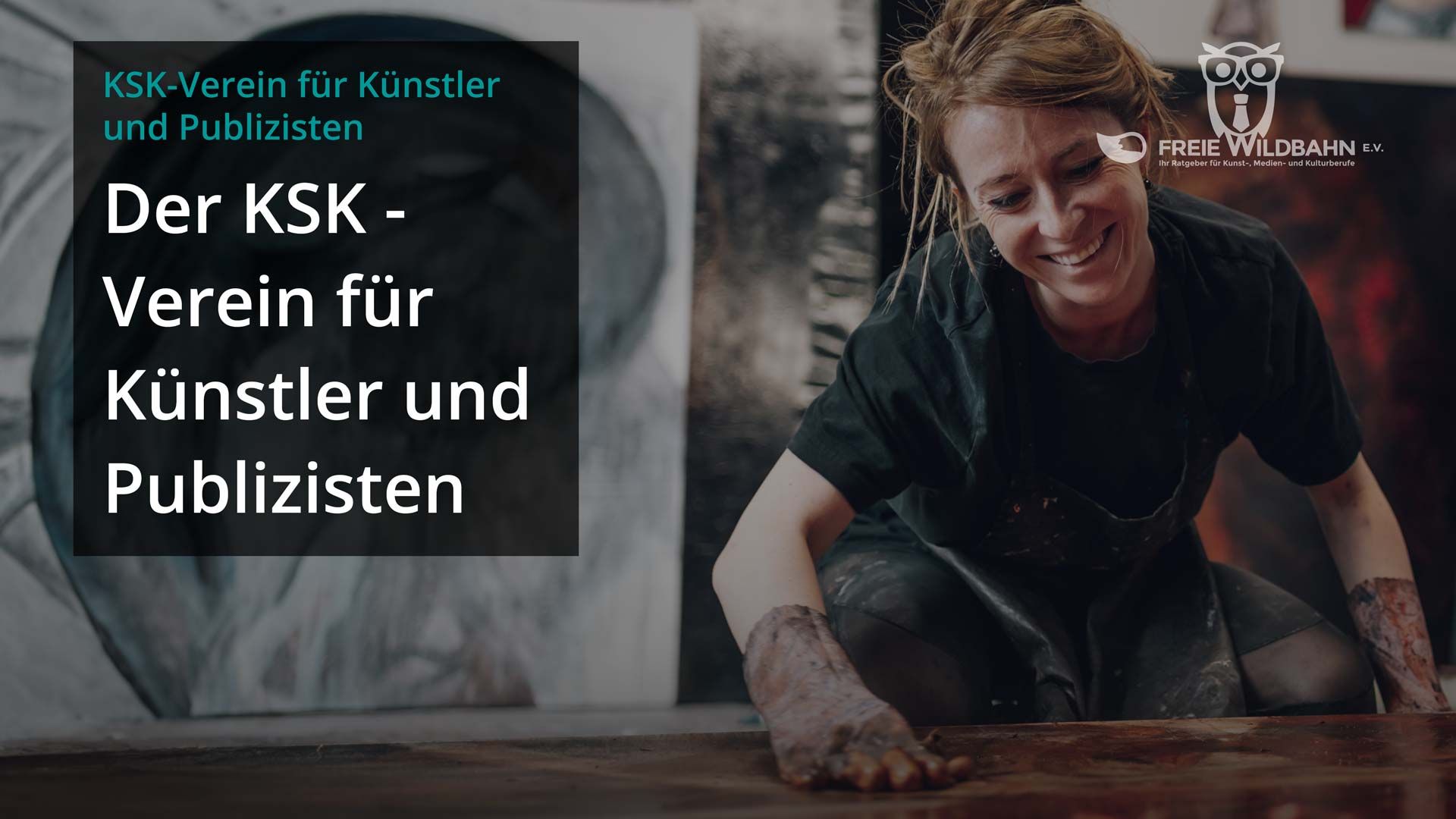 Freie Kreative bei der Arbeit